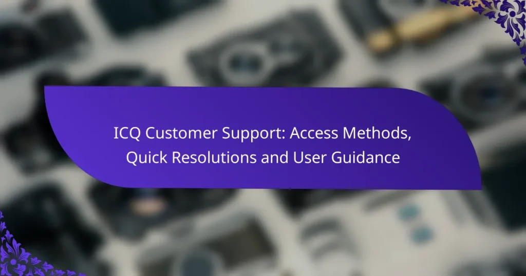 ICQ Customer Support: Методы доступа, быстрые решения и руководство для пользователей