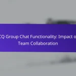 Функциональность группового чата ICQ: влияние на командное сотрудничество