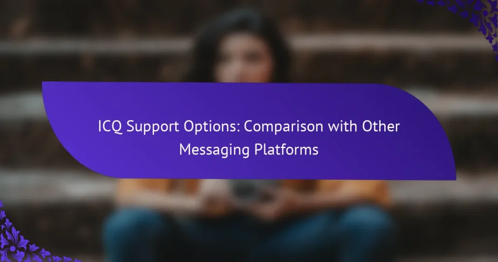 Варианты поддержки ICQ: сравнение с другими платформами для обмена сообщениями