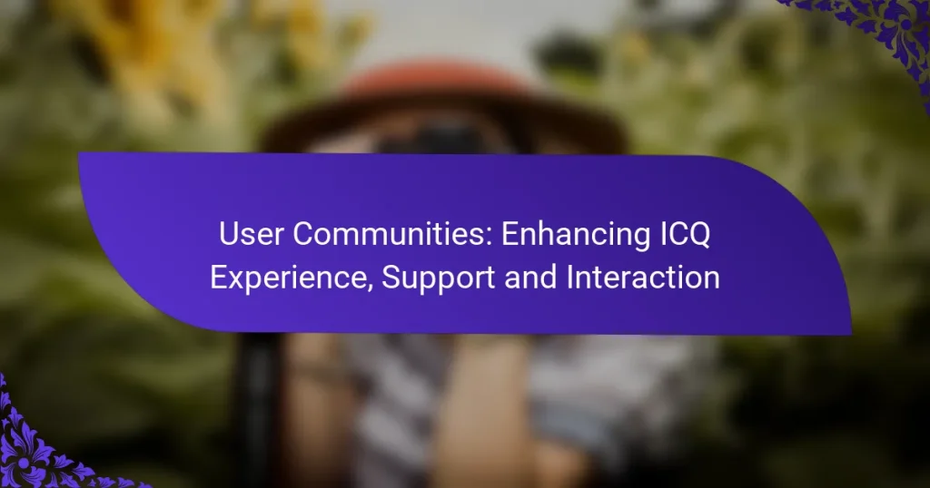 Сообщества пользователей: улучшение опыта, поддержки и взаимодействия ICQ